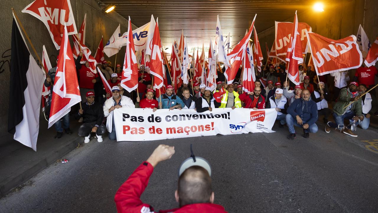 Grève des maçons en Suisse romande: Vaud, Fribourg et Genève s’organisent